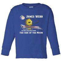 James Webb Space Telescope Moon Earth Second Lagrange Point Gift Toddler Long Sleeve Shirt