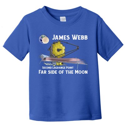 James Webb Space Telescope Moon Earth Second Lagrange Point Gift Toddler T-Shirt