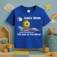 James Webb Space Telescope Moon Earth Second Lagrange Point Gift Toddler T-Shirt