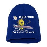 James Webb Space Telescope Moon Earth Second Lagrange Point Gift Short Acrylic Beanie
