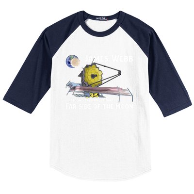 James Webb Space Telescope Moon Earth Second Lagrange Point Gift Baseball Sleeve Shirt