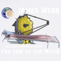 James Webb Space Telescope Moon Earth Second Lagrange Point Gift Garment-Dyed Sweatshirt