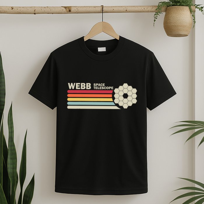 James Webb Space Telescope Retro Jwst Webb Telescope T-Shirt