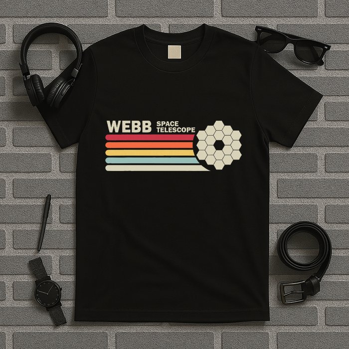 James Webb Space Telescope Retro Jwst Webb Telescope T-Shirt