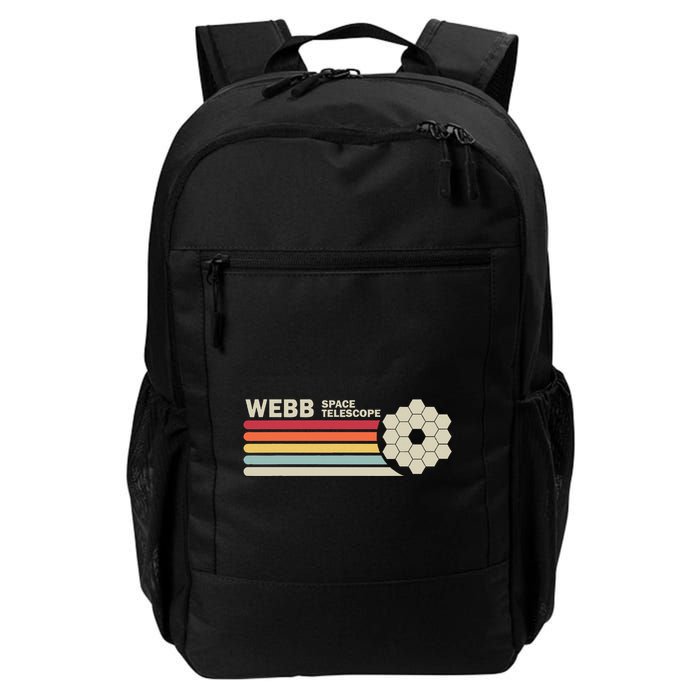 James Webb Space Telescope Retro Jwst Webb Telescope Daily Commute Backpack