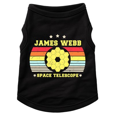 James Webb Space Telescope Retro JWST Vintage Webb Telescope Doggie Tank