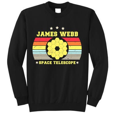 James Webb Space Telescope Retro JWST Vintage Webb Telescope Sweatshirt