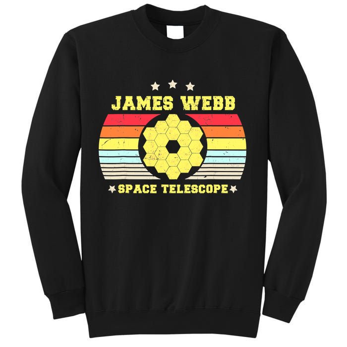 James Webb Space Telescope Retro JWST Vintage Webb Telescope Sweatshirt