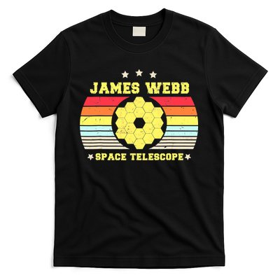 James Webb Space Telescope Retro JWST Vintage Webb Telescope T-Shirt