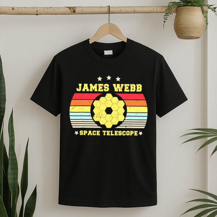 James Webb Space Telescope Retro JWST Vintage Webb Telescope T-Shirt