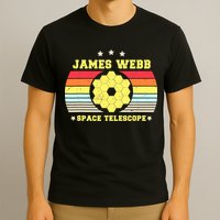 James Webb Space Telescope Retro JWST Vintage Webb Telescope T-Shirt