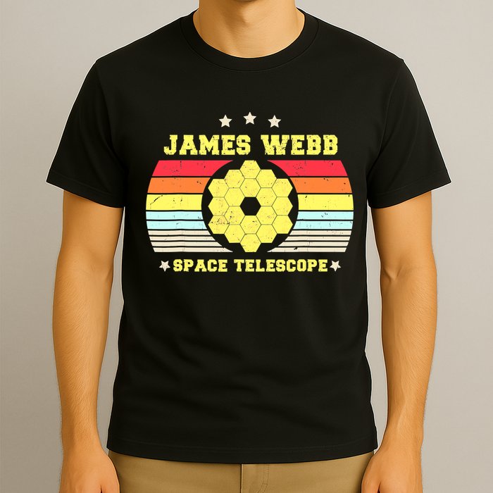 James Webb Space Telescope Retro JWST Vintage Webb Telescope T-Shirt