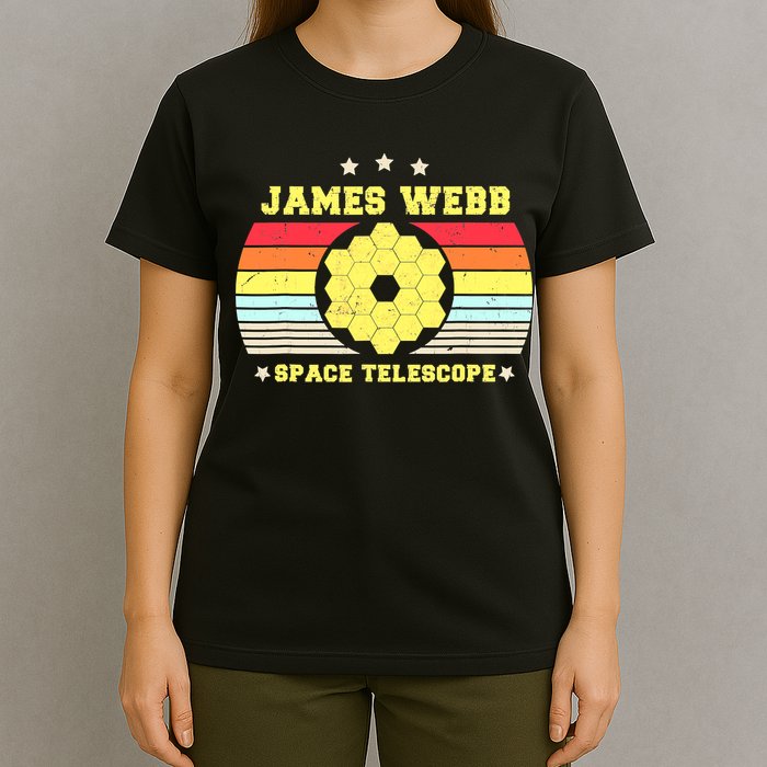 James Webb Space Telescope Retro JWST Vintage Webb Telescope T-Shirt