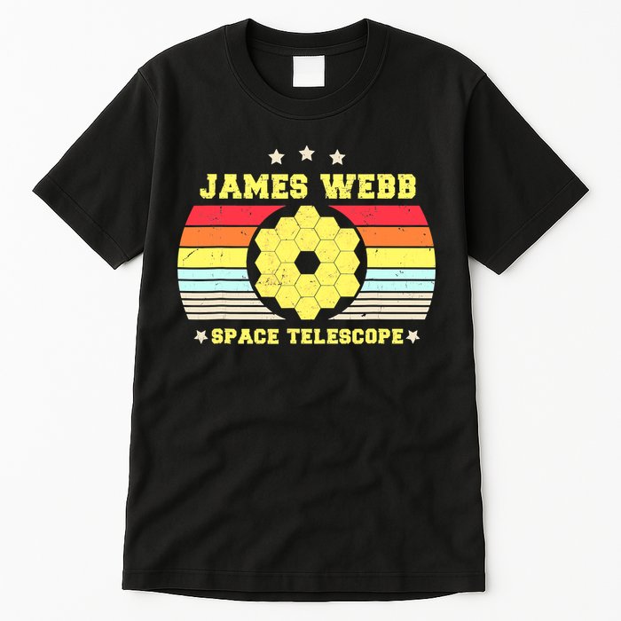 James Webb Space Telescope Retro JWST Vintage Webb Telescope Tall T-Shirt