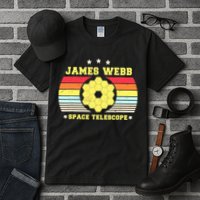 James Webb Space Telescope Retro JWST Vintage Webb Telescope Tall T-Shirt