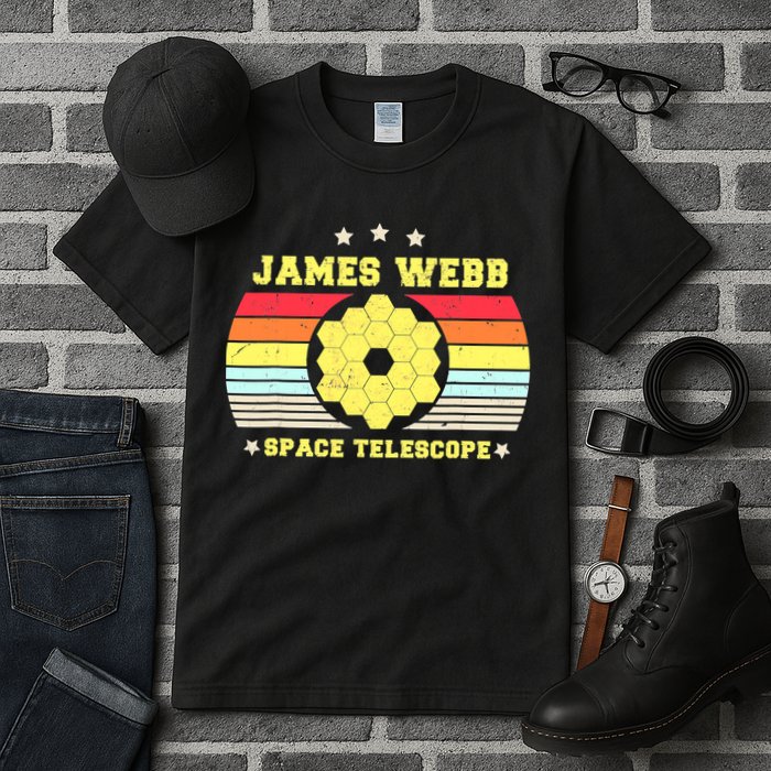 James Webb Space Telescope Retro JWST Vintage Webb Telescope Tall T-Shirt