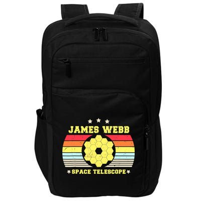 James Webb Space Telescope Retro JWST Vintage Webb Telescope Impact Tech Backpack