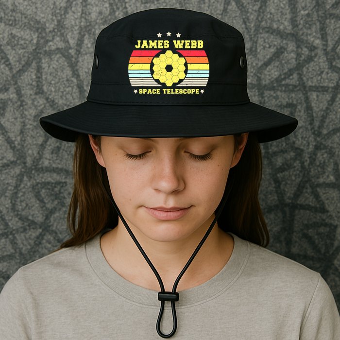James Webb Space Telescope Retro JWST Vintage Webb Telescope Bucket Hat