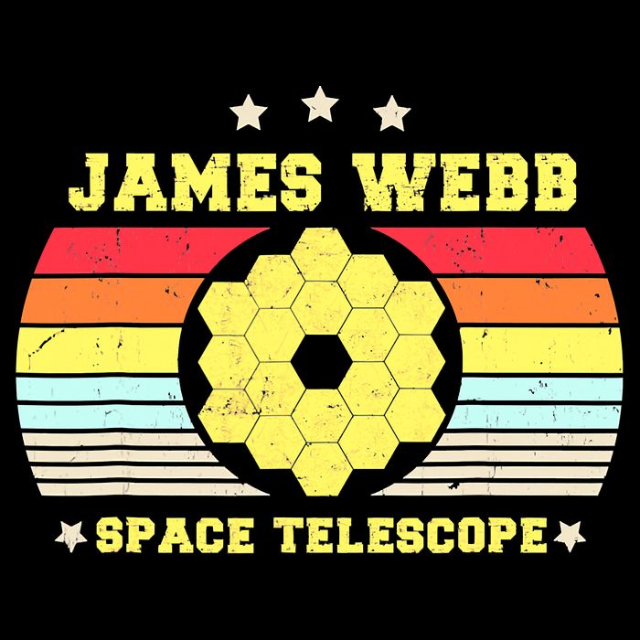 James Webb Space Telescope Retro JWST Vintage Webb Telescope Bucket Hat