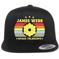 James Webb Space Telescope Retro JWST Vintage Webb Telescope Flatbill Hat