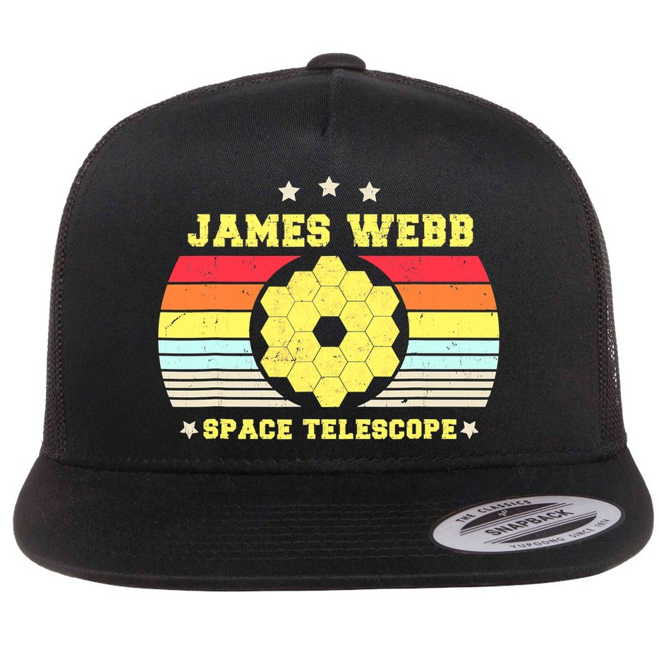 James Webb Space Telescope Retro JWST Vintage Webb Telescope Flatbill Hat