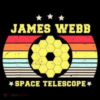 James Webb Space Telescope Retro JWST Vintage Webb Telescope Poster