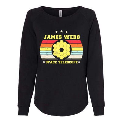 James Webb Space Telescope Retro JWST Vintage Webb Telescope Womens California Wash Sweatshirt