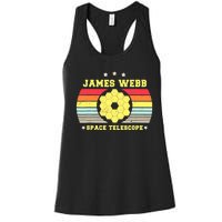 James Webb Space Telescope Retro JWST Vintage Webb Telescope Women's Racerback Tank