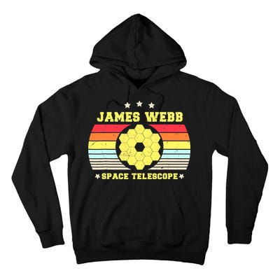 James Webb Space Telescope Retro JWST Vintage Webb Telescope Tall Hoodie