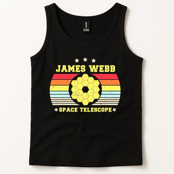James Webb Space Telescope Retro JWST Vintage Webb Telescope Tank Top