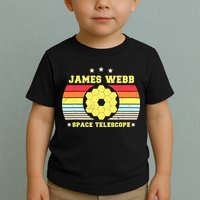 James Webb Space Telescope Retro JWST Vintage Webb Telescope Toddler T-Shirt