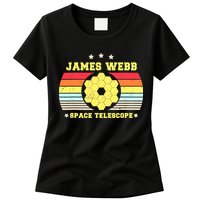 James Webb Space Telescope Retro JWST Vintage Webb Telescope Womens T-Shirt