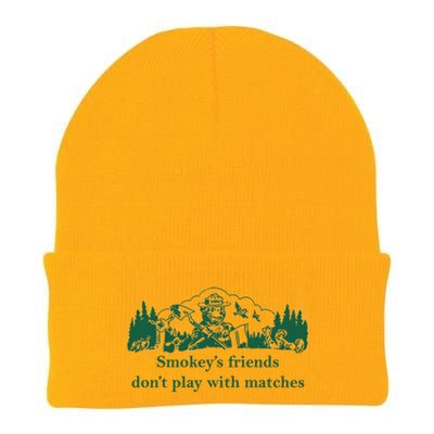 JohnB Wear Smokey’s Friends Don’t Play With Matches Knit Cap Winter Beanie