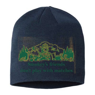 JohnB Wear Smokey’s Friends Don’t Play With Matches Sustainable Beanie