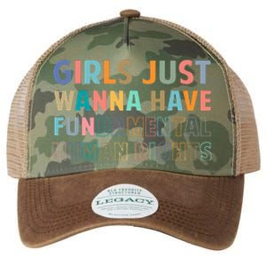 Just Want To Have Fundamental Human Rights Feminist Legacy Tie Dye Trucker Hat