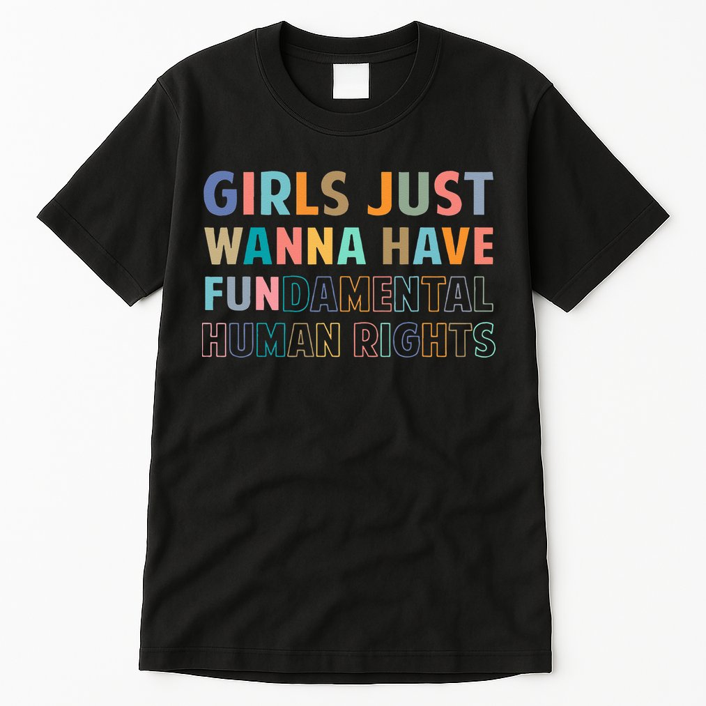 Just Want To Have Fundamental Human Rights Feminist Tall T-Shirt
