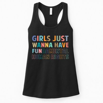 Just Want To Have Fundamental Human Rights Feminist Womens Tank Top