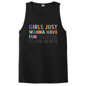 Just Want To Have Fundamental Human Rights Feminist PosiCharge Competitor Tank