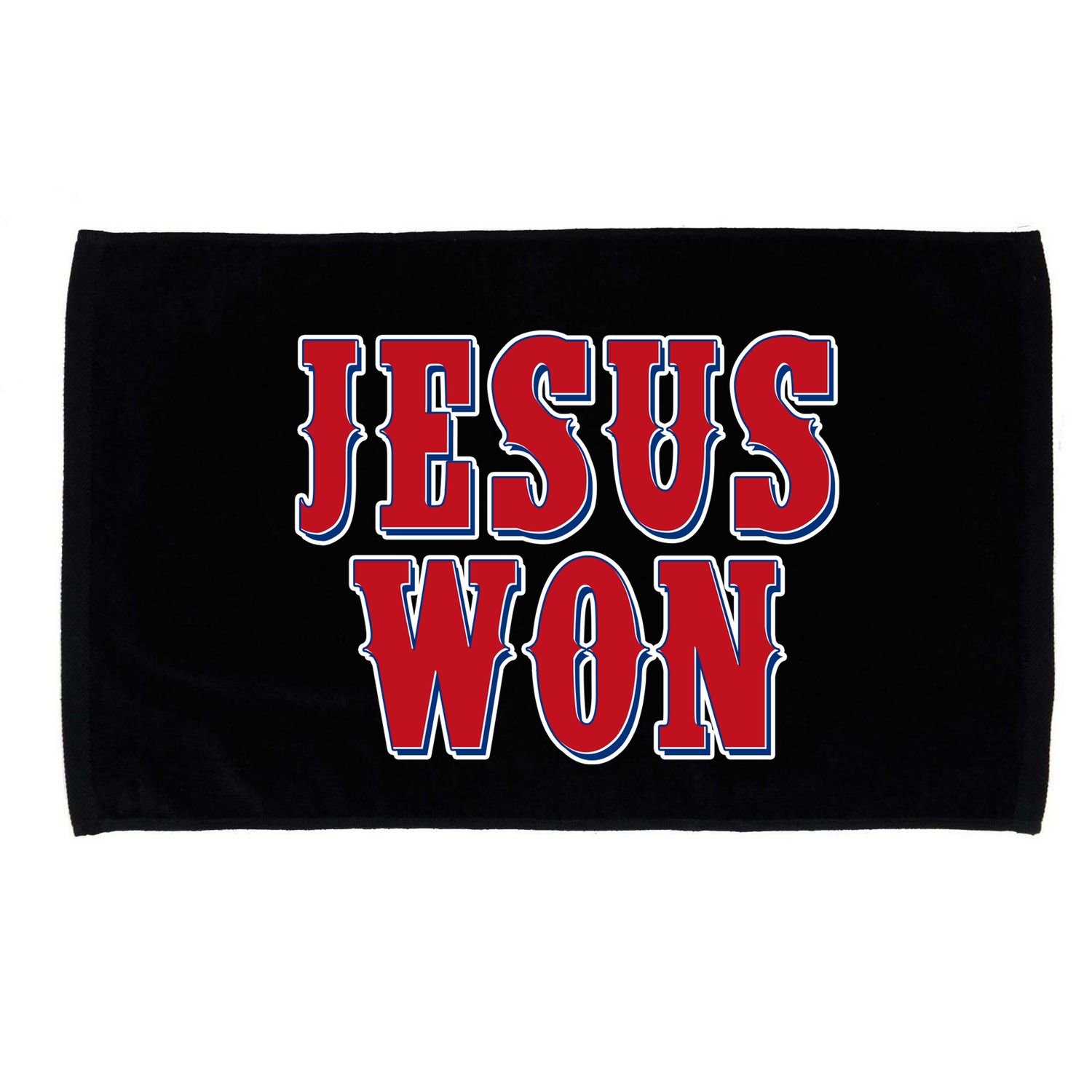Jesus Won Texas Baseball Fan Microfiber Hand Towel