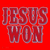 Jesus Won Texas Baseball Fan 16 in Basic Backpack