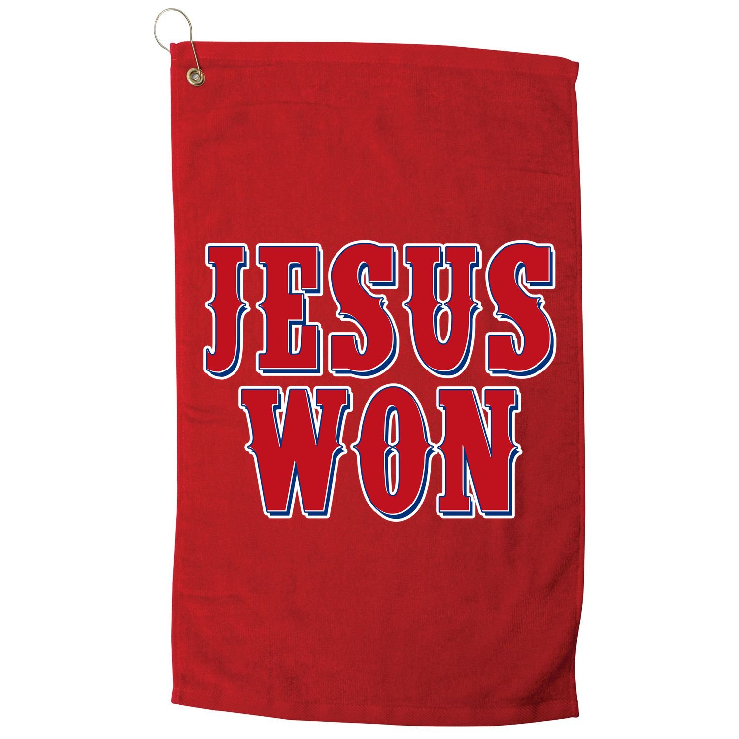 Jesus Won Texas Baseball Fan Golf Towel