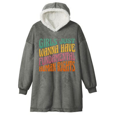 Just Want to Have Fundamental Rights  Equally Hooded Wearable Blanket