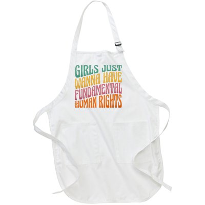 Just Want to Have Fundamental Rights  Equally Full-Length Apron With Pockets