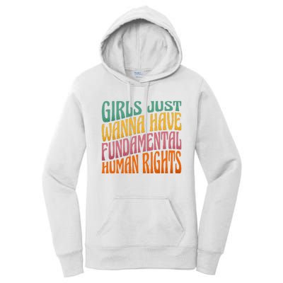 Just Want to Have Fundamental Rights  Equally Women's Pullover Hoodie