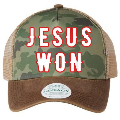 Jesus Won Texas Legacy Tie Dye Trucker Hat