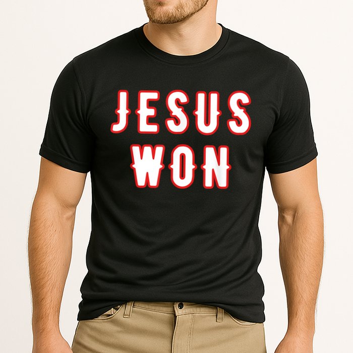 Jesus Won Texas Cooling Performance Crew T-Shirt