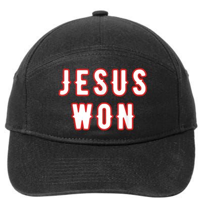 Jesus Won Texas 7-Panel Snapback Hat