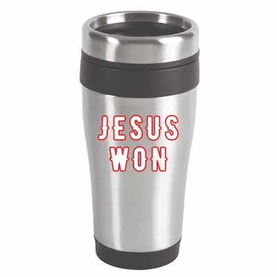 Jesus Won Texas 16oz Travel Tumbler