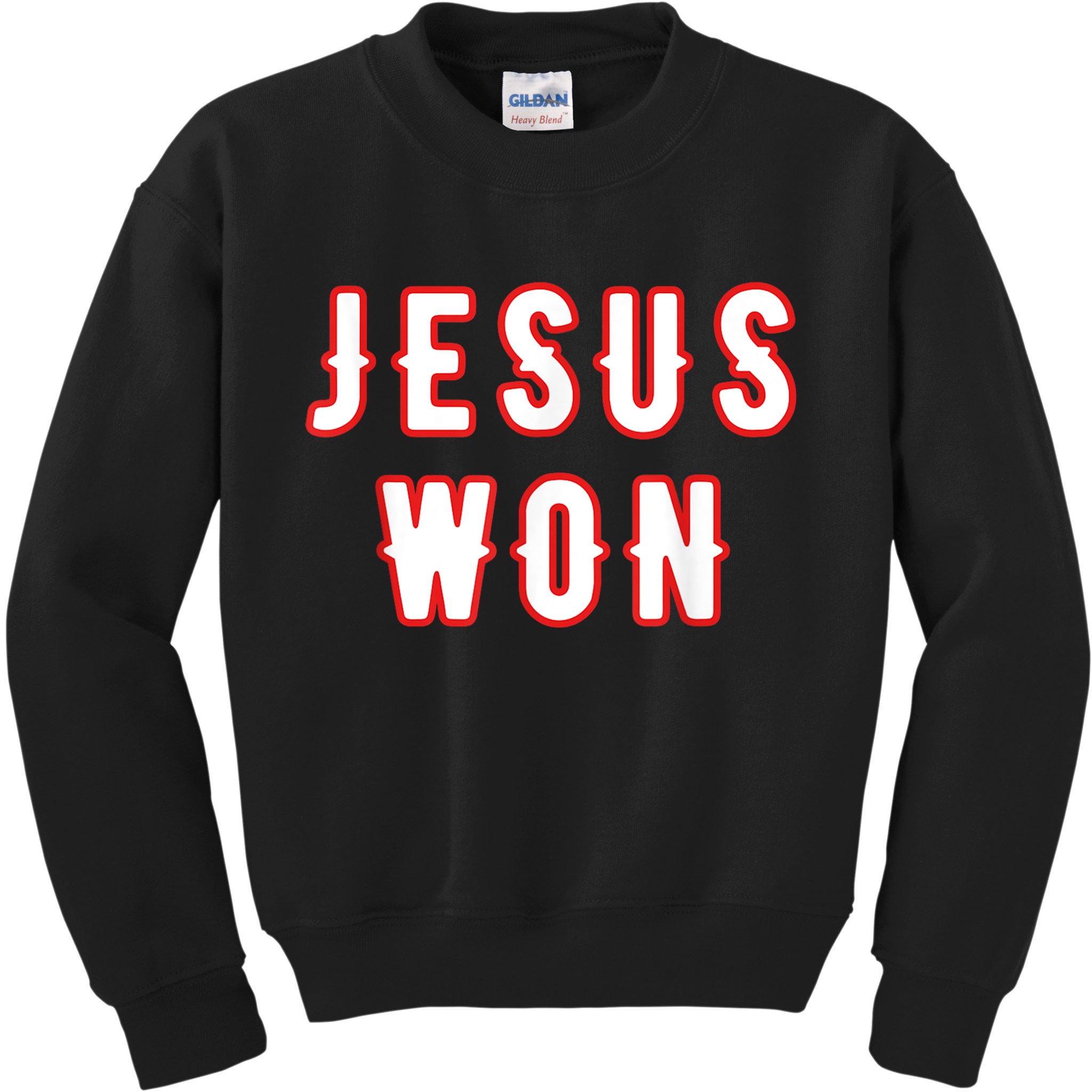 Jesus Won Texas Kids Sweatshirt