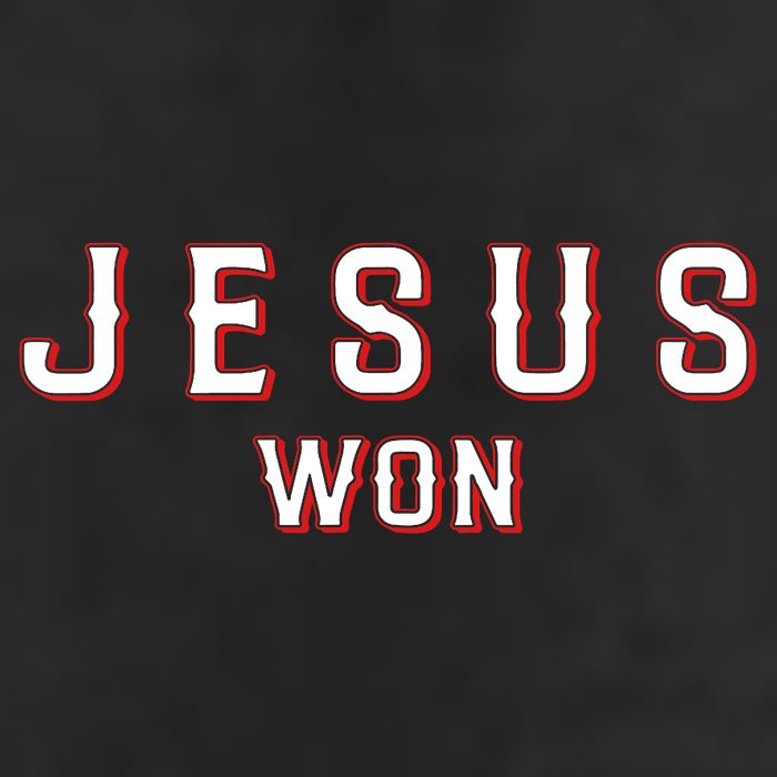 Jesus Won Texas 7 Panel Mesh Trucker Snapback Hat